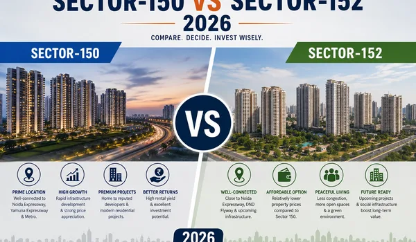 Sector 150 vs Sector 152 Noida Which Is Better to Buy in 2026