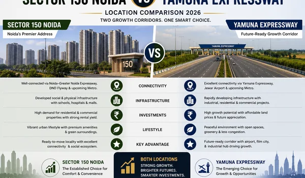 Sector 150 Noida vs Yamuna Expressway Which Is Better to Buy in 2026
